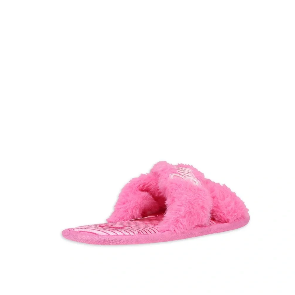 NWT! Barbie Youth Girls Fuzzy Slippers